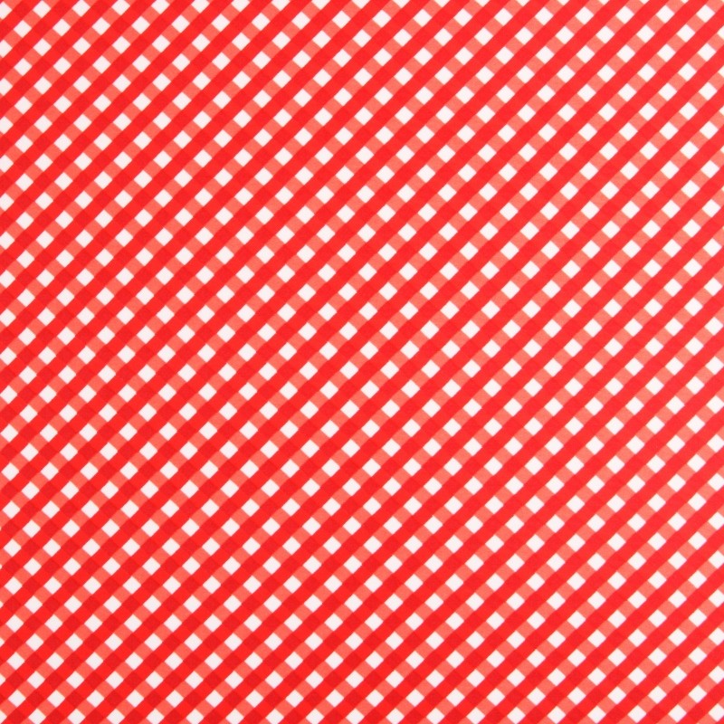 Lycra Maillot Carreaux Rouge - Ribes y Casals