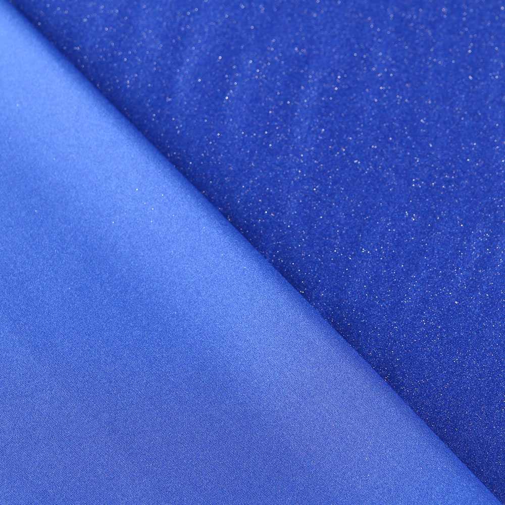 Lycra Stretch Paillettes Bleu Vif - Ribes y Casals