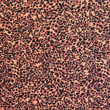 Lycra Imprime Animal Fond Marron - Ribes y Casals