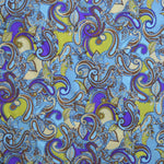 Lycra Estampada Cachemir Azul - Ribes y Casals