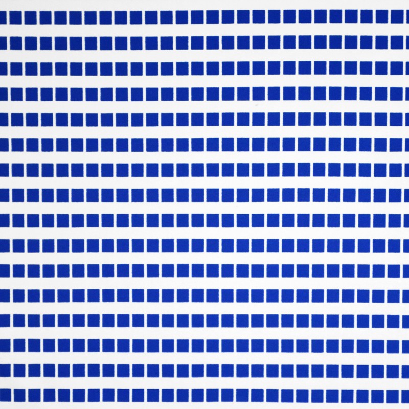 Lycra Imprime Carrés Bleu - Ribes y Casals
