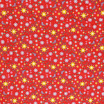 Lycra Imprimé Floral Rouge - Ribes y Casals