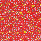 Lycra Imprimé Floral Rouge - Ribes y Casals