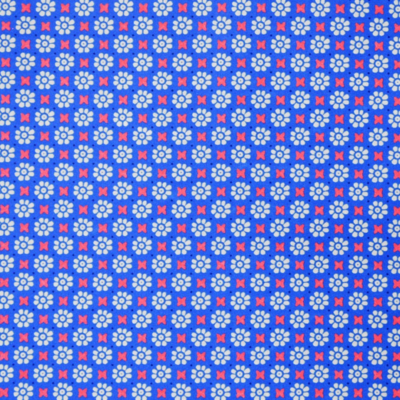 Lycra Imprime Fleur Geometrique Electrique - Ribes y Casals