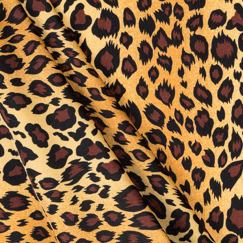 Lycra Imprimé Leopard Camel - Ribes y Casals