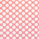 Lycra Imprime à Pois 2cm Fond Rose - Ribes y Casals