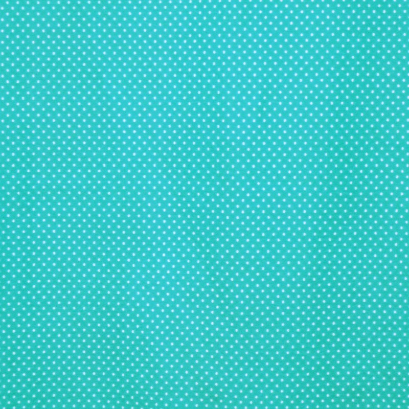 Lycra Imprimé à Pois Turquoise - Ribes y Casals