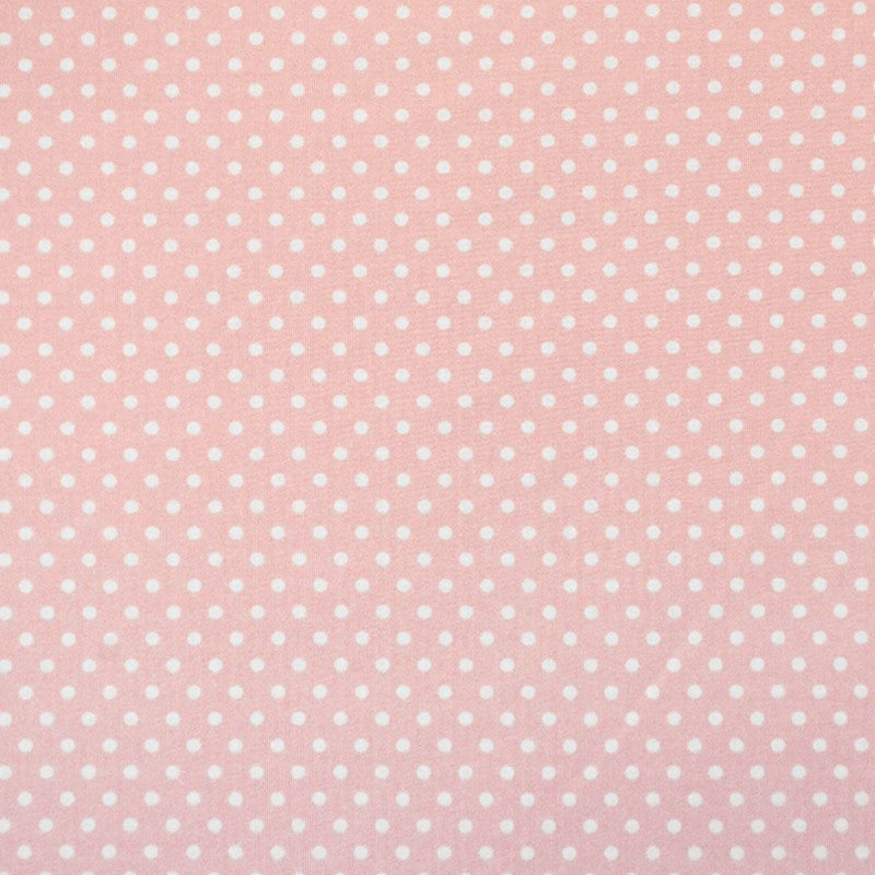 Lycra Imprime à Pois Fond Rose - Ribes y Casals