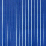Lycra Imprimé Mini Rayure Blanche Fond Bleu Marine - Ribes y Casals