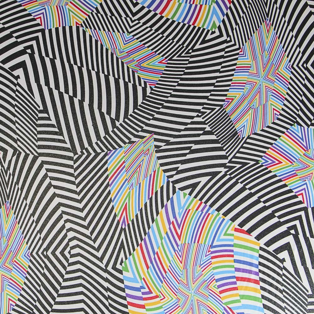 Lycra Imprimé Psychedelia Multicolore - Ribes y Casals