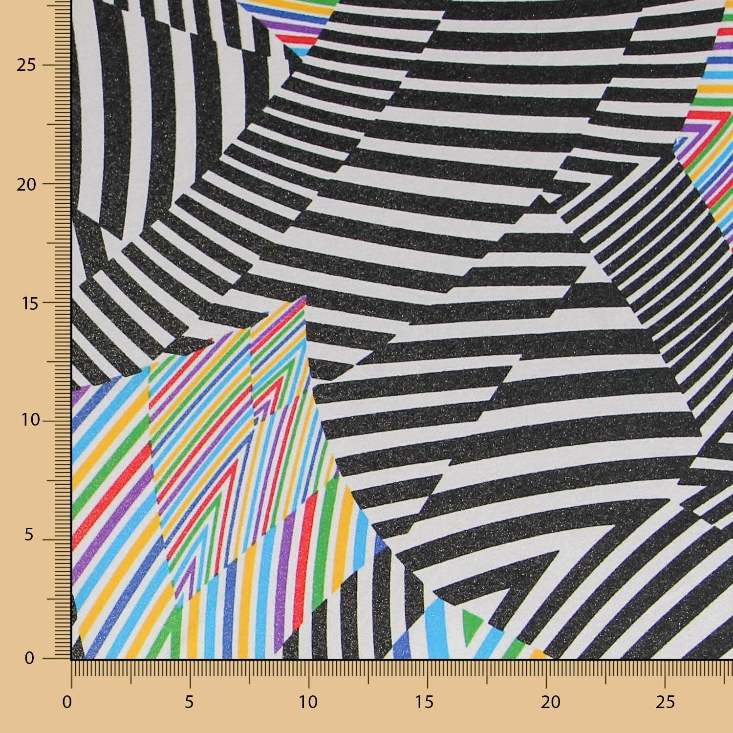 Lycra Imprimé Psychedelia Multicolore - Ribes y Casals