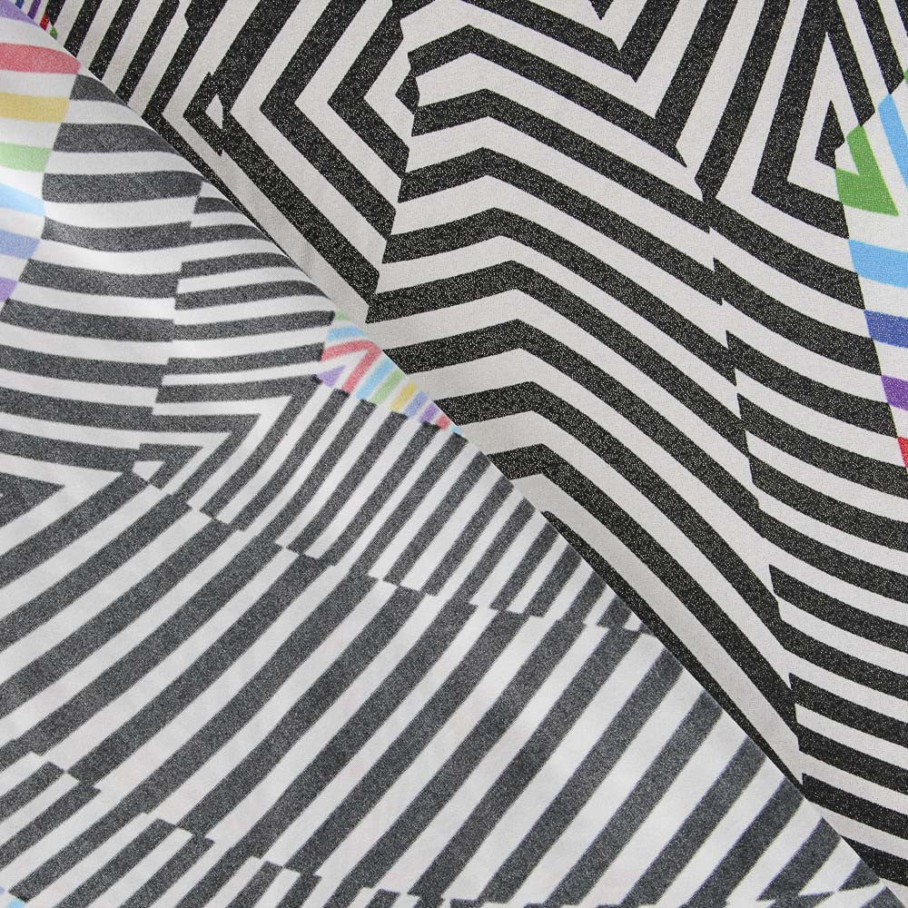 Lycra Imprimé Psychedelia Multicolore - Ribes y Casals