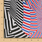 Lycra Imprimé Psychedelia Rouge - Ribes y Casals