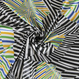 Lycra Imprimé Psychedelia Vert - Ribes y Casals