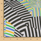 Lycra Imprimé Psychedelia Vert - Ribes y Casals