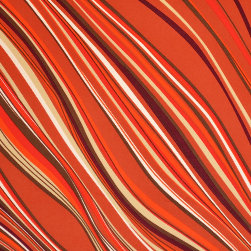 Lycra Imprime Rayures Diagonales Multicolore - Ribes y Casals