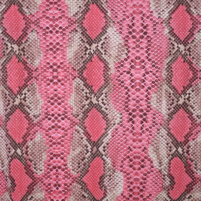 Lycra Imprimée Serpent Fuchsia - Ribes y Casals