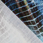 Lycra Fantasy Serpent Bleu - Ribes y Casals