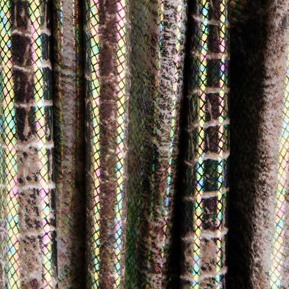 Lycra Fantasy Serpent Marron - Ribes y Casals