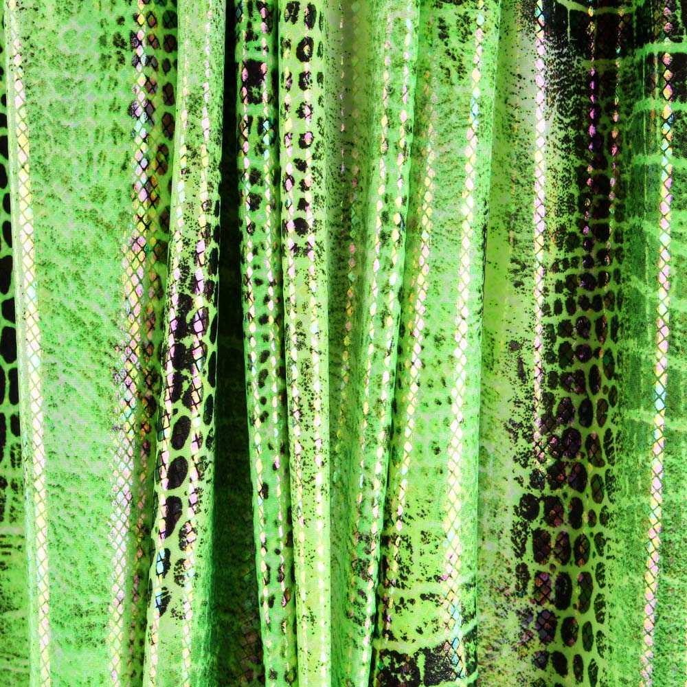 Lycra Fantasy Green Snake - Ribes y Casals
