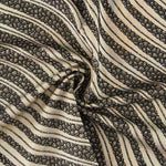 Lycra Floqué Vagues Or - Ribes y Casals