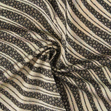 Lycra Floqué Vagues Or - Ribes y Casals