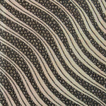 Lycra Floqué Vagues Or - Ribes y Casals