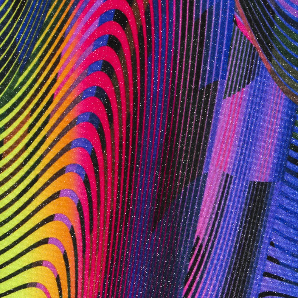 Lycra Galaxy Glitter Ondes - Ribes y Casals