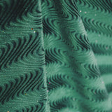 Lycra Glitter Velours Vert - Ribes y Casals