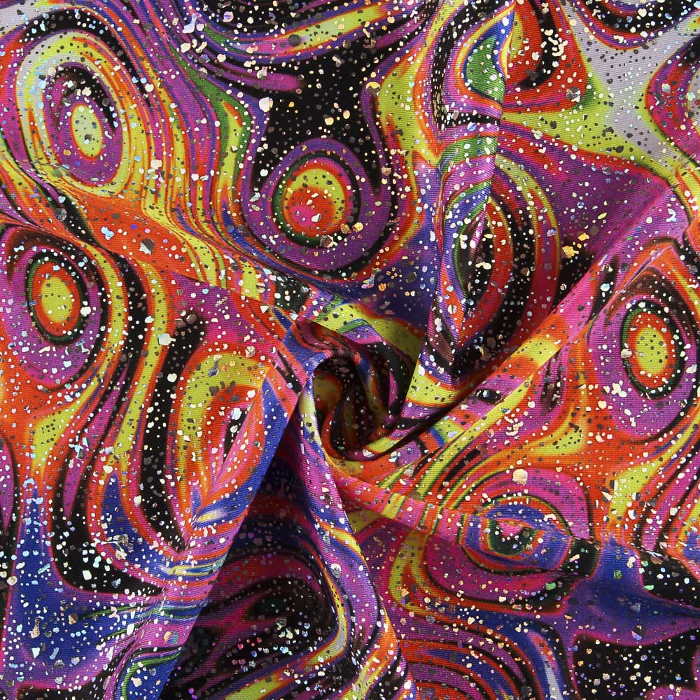 Lycra Holograph Néon Orange - Ribes y Casals