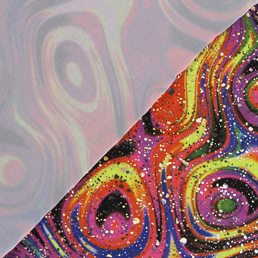 Lycra Holograph Néon Orange - Ribes y Casals