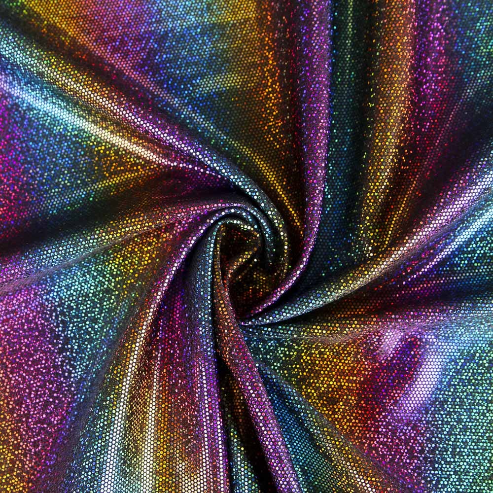 Lycra Holographe Arc En Ciel - Ribes y Casals