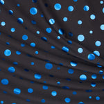 Lycra Lunares Metal Aguamarina - Ribes y Casals