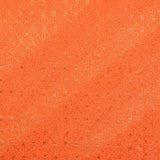 Lycra Paillettes Fleurs Orange Fluo - Ribes y Casals