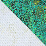 Lycra Lurex Léopard Vert - Ribes y Casals
