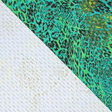 Lycra Lurex Léopard Vert - Ribes y Casals