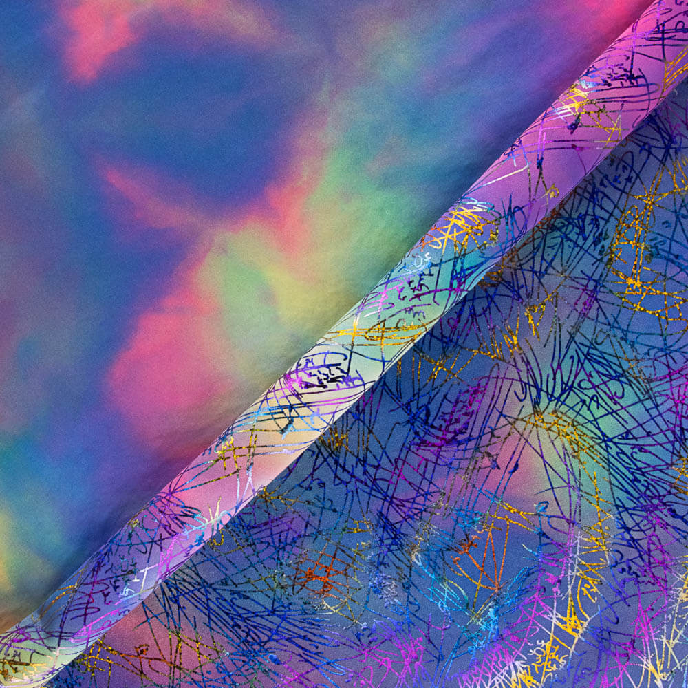 Lycra Dégradé Araignée Violet - Ribes y Casals