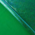 Green Holographic Snake Lycra - Ribes y Casals