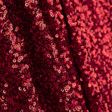 Tissu Lycra à paillettes rouges sur tulle élastique - Ribes y Casals