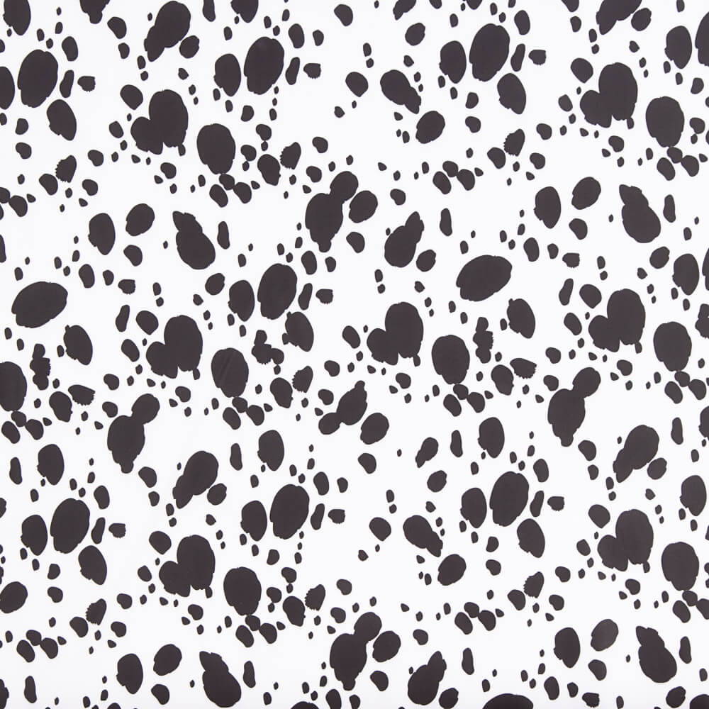 Lycra Imprime Dalmatien Fond Blanc - Ribes y Casals