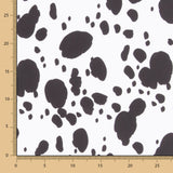 Lycra Imprime Dalmatien Fond Blanc - Ribes y Casals