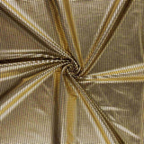 Tissu extensible imprimé métallisé – Disco Gold - Ribes y Casals