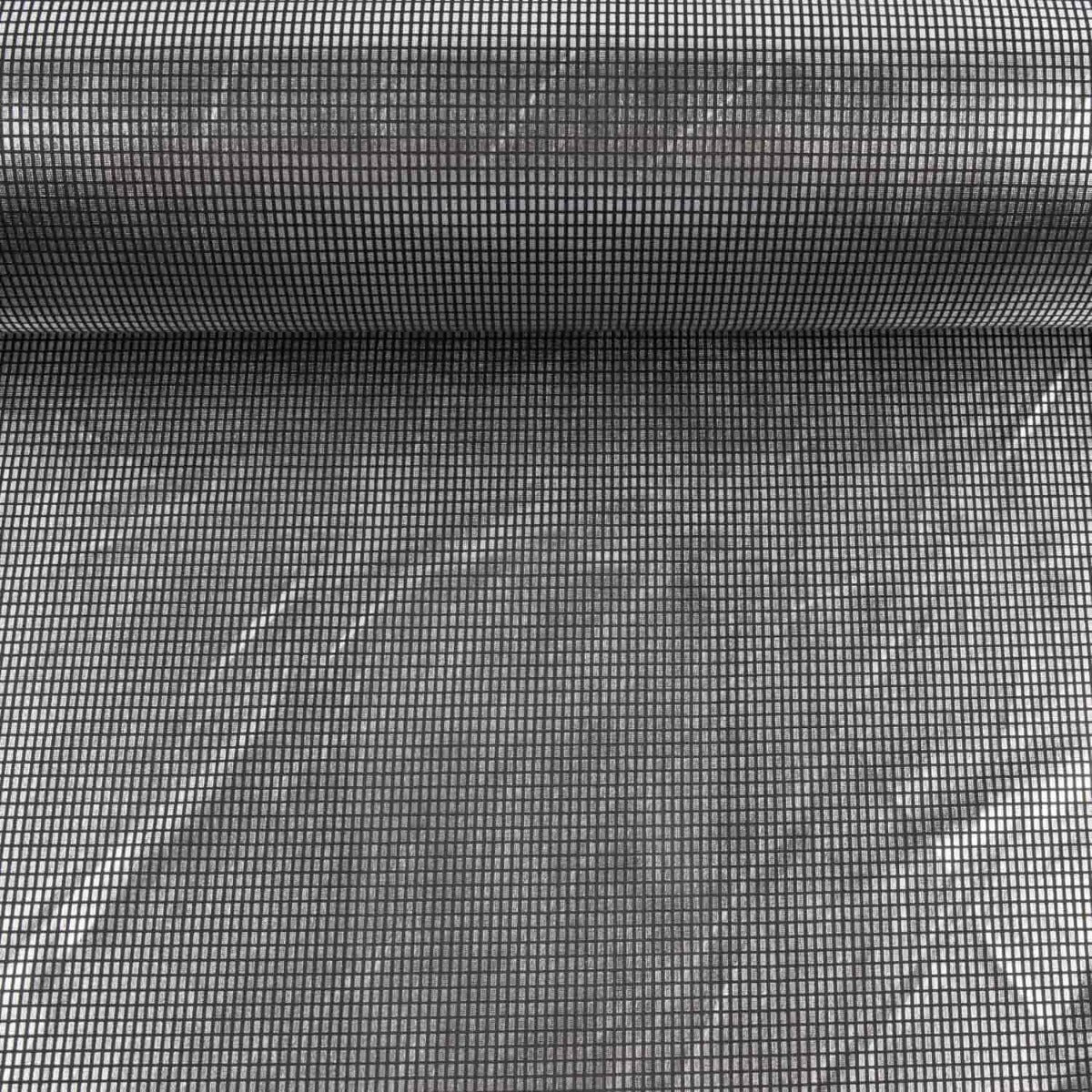 Tissu extensible imprimé métallisé – Disco Silver - Ribes y Casals