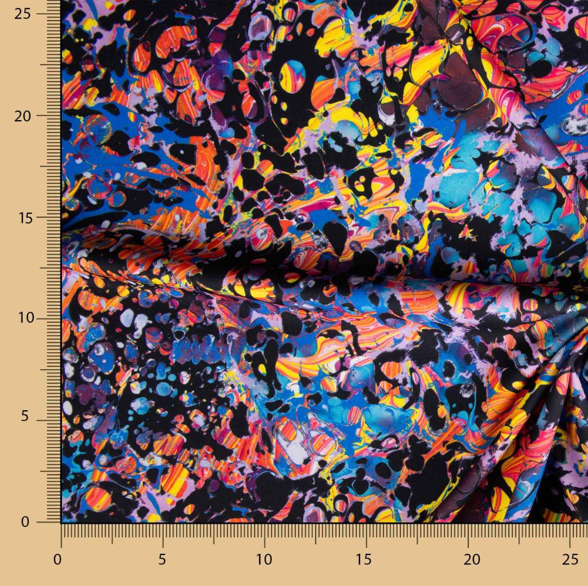 Imprimé Lycra Graffiti Couleurs - Ribes y Casals