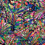 Lycra imprimé à rayures multicolores - Ribes y Casals