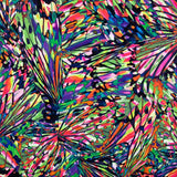 Lycra imprimé à rayures multicolores - Ribes y Casals