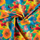 Lycra Imprimé Aquarelle Fleur Roses - Ribes y Casals