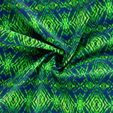 Lycra Imprimé Losanges Vert - Ribes y Casals