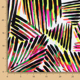 Lycra Imprimé Rayé Rose-Noir - Ribes y Casals