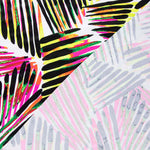 Lycra Imprimé Rayé Rose-Noir - Ribes y Casals